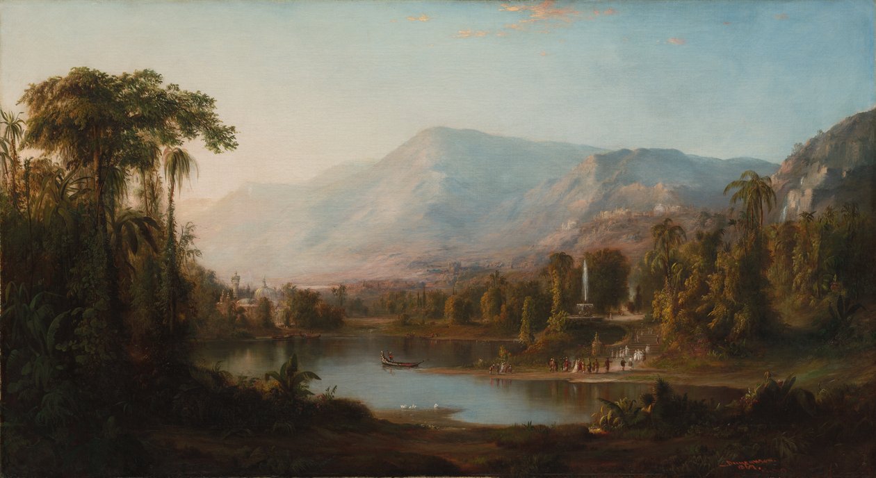 Vale of Kashmir, 1867. af Robert S. Duncanson