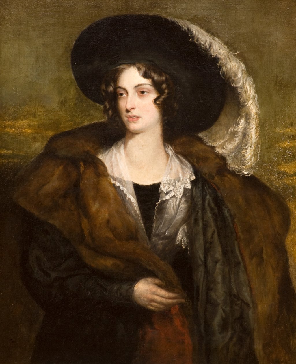 Mrs Hester Eliza Duncan (d.1834), c.1823-30 (olie på lærred) af Robert Scott Lauder