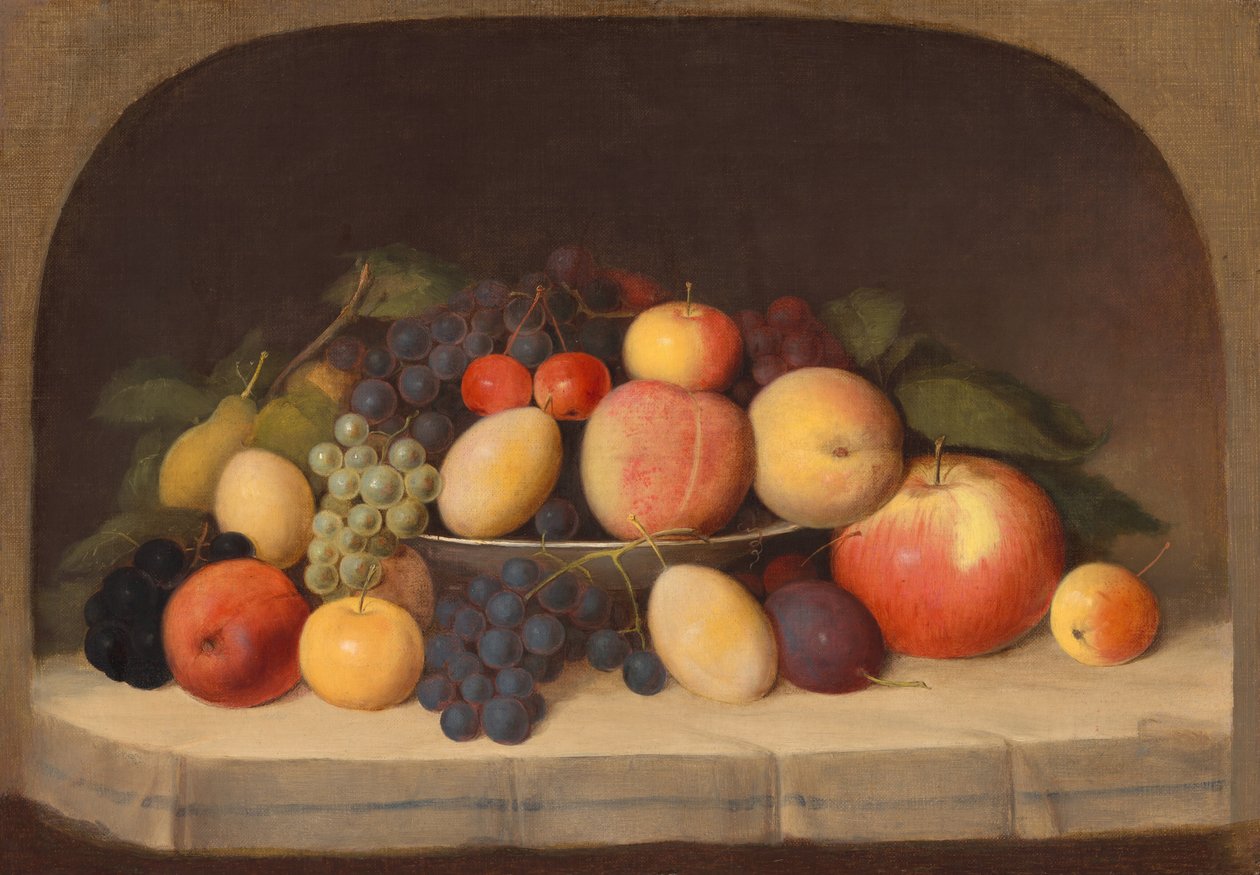 Frugt Stilleben af Robert Seldon Duncanson