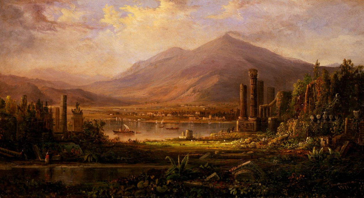 Pompeji, 1871. af Robert Seldon Duncanson