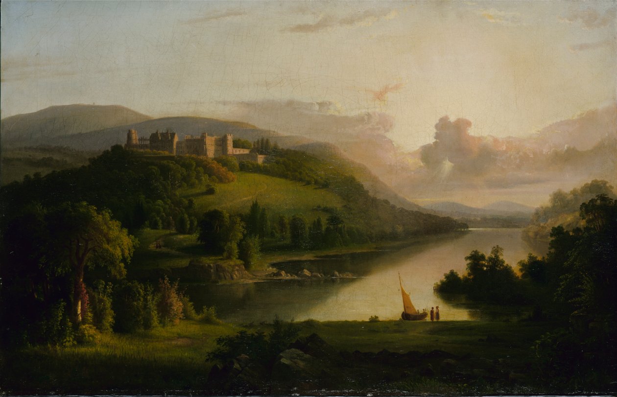 Det skotske højland, ca. 1848-1852. af Robert Seldon Duncanson