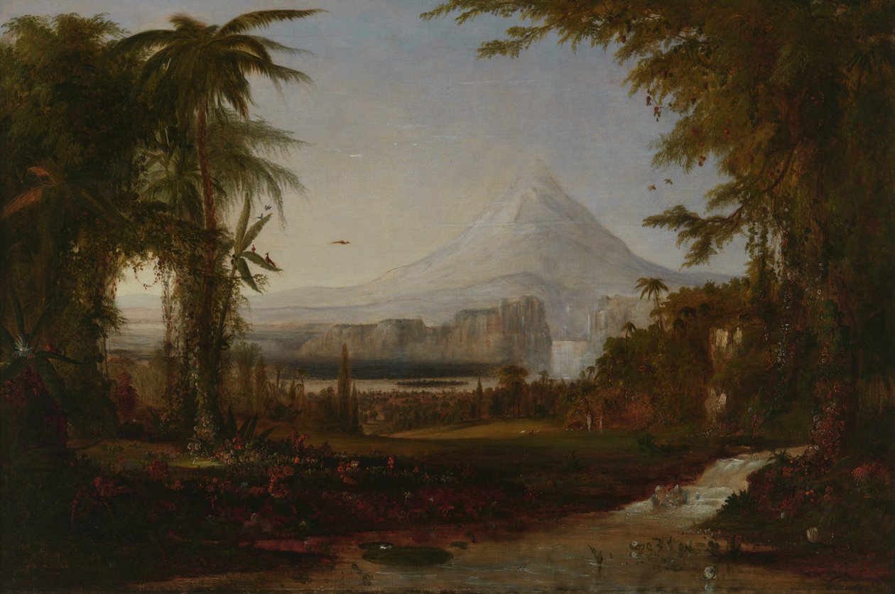 Edens Have, 1852. af Robert Seldon Duncanson
