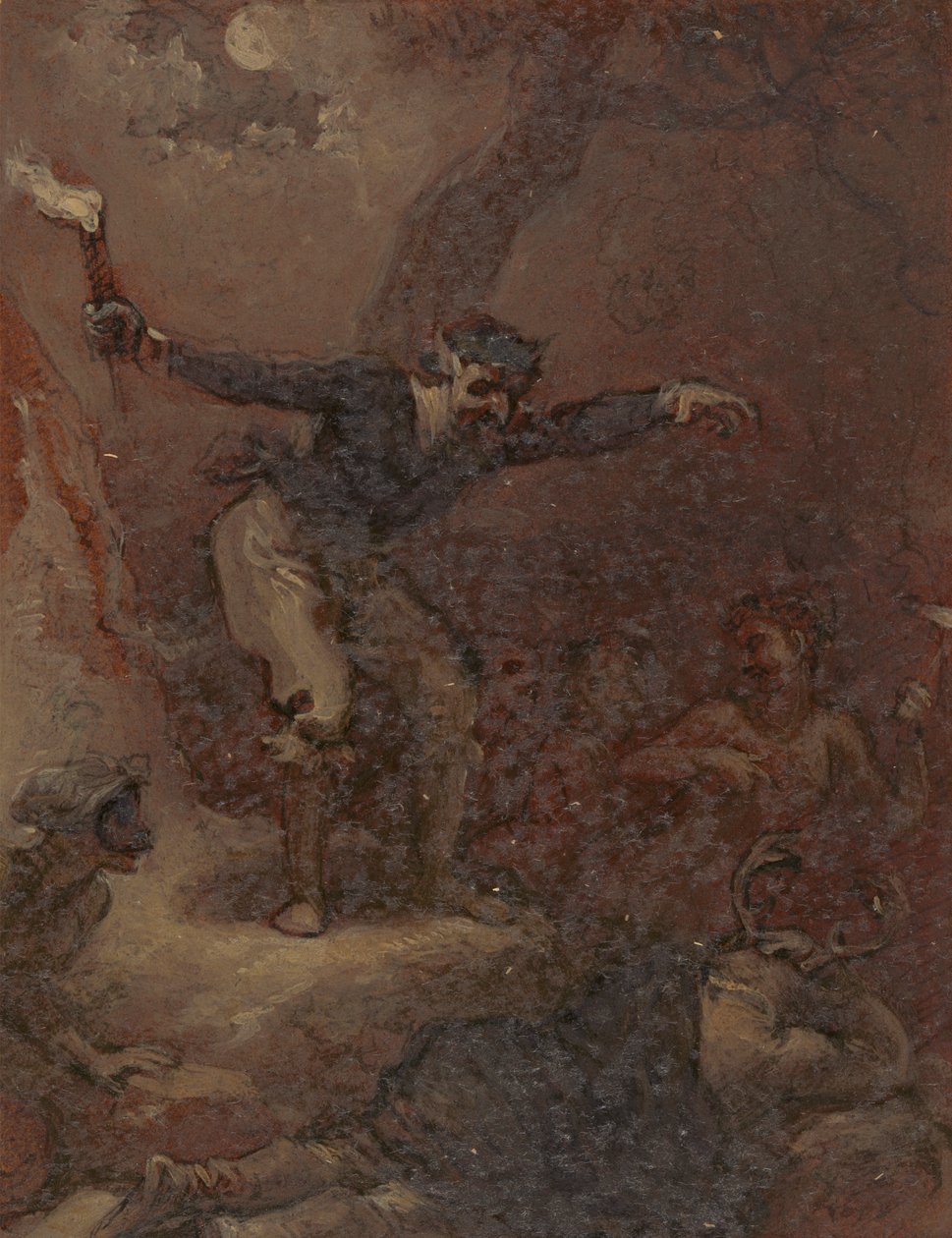 Falstaff ved Hernes Eg af Robert Smirke