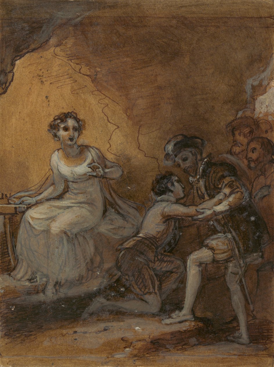 Ferdinand genforenet med sin far af Robert Smirke