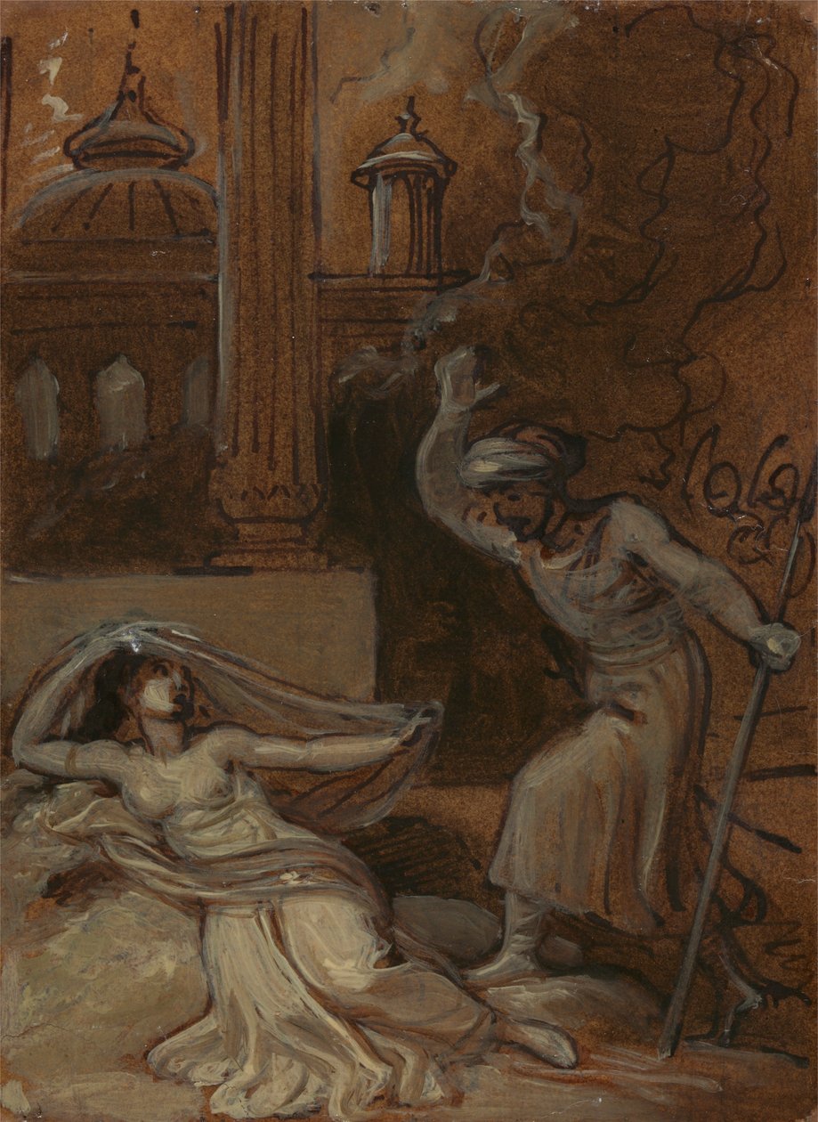 Illustration til en østlig romantik, muligvis 