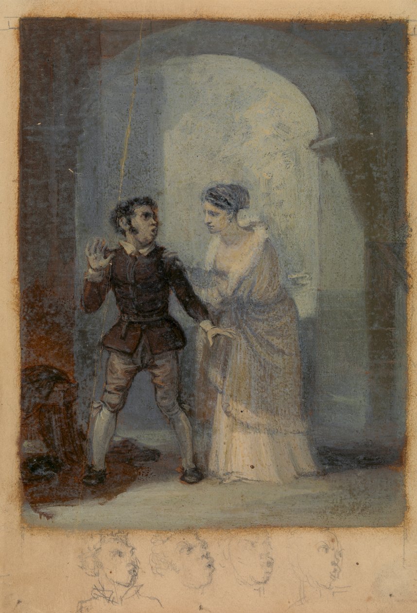 Katherina og Grumio af Robert Smirke