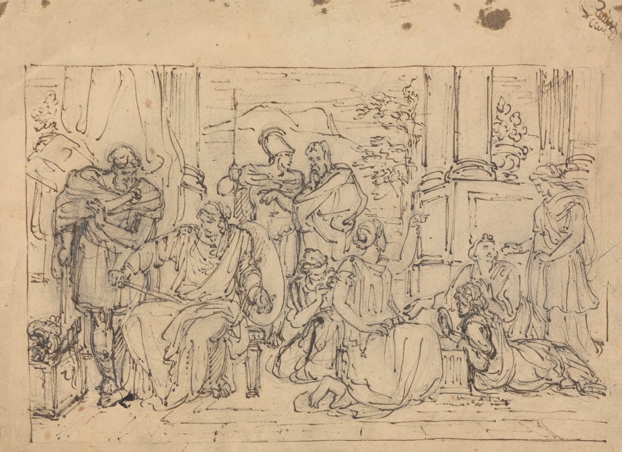 Scene fra Timon af Athen af Robert Smirke