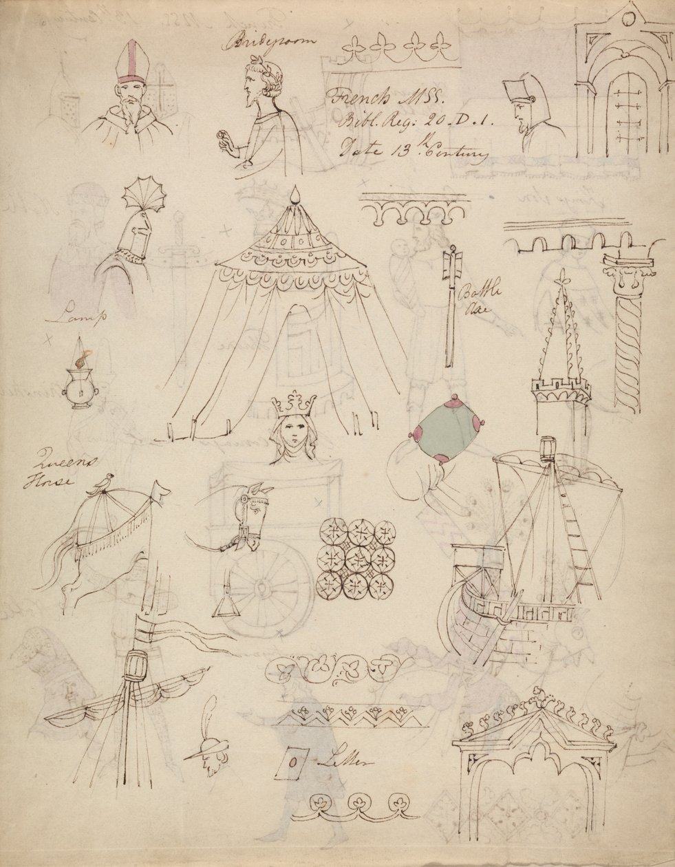 Studier fra et fransk MSS bibelregister af Robert Smirke