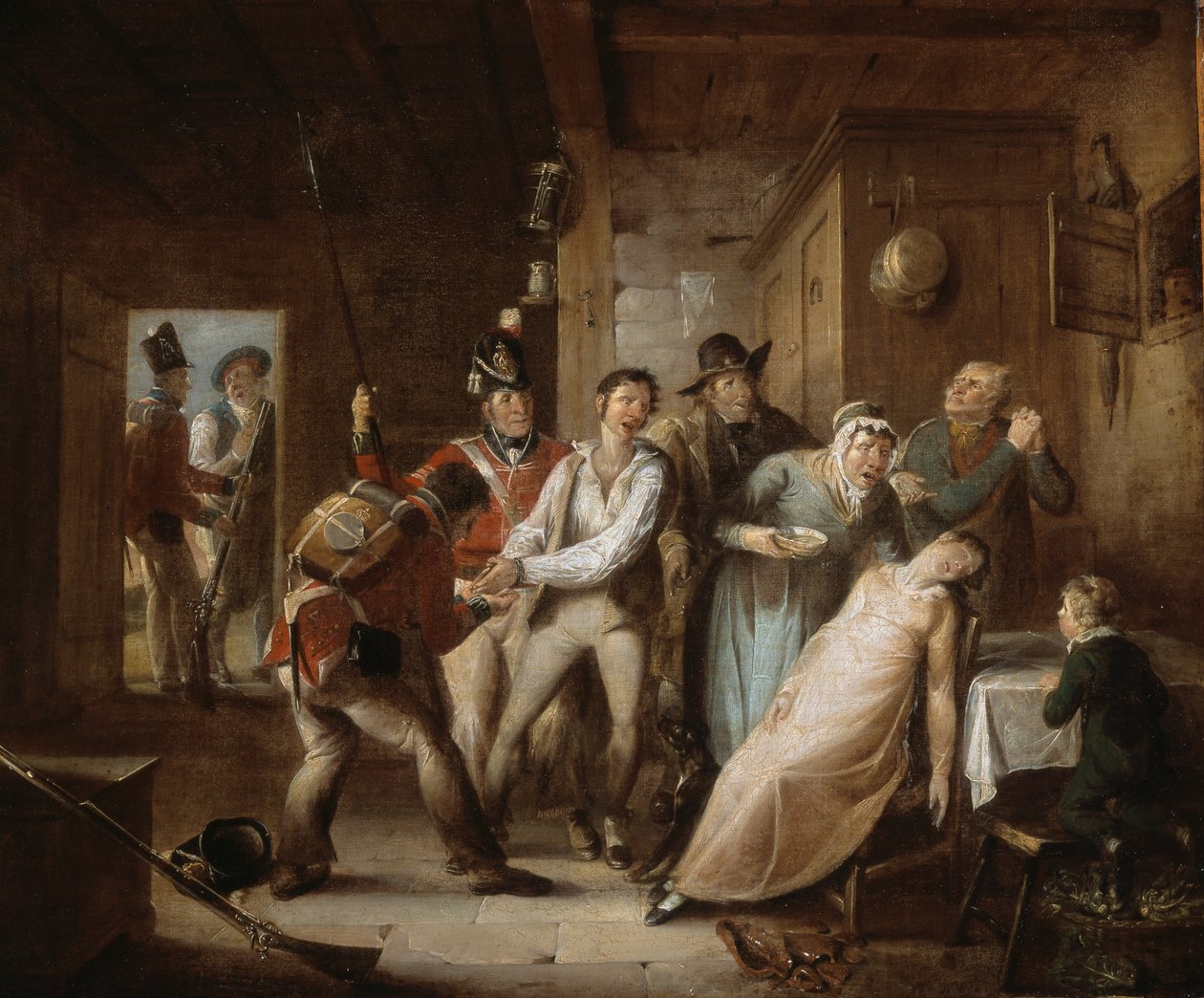 Desertøren pågrebet af Robert Smirke