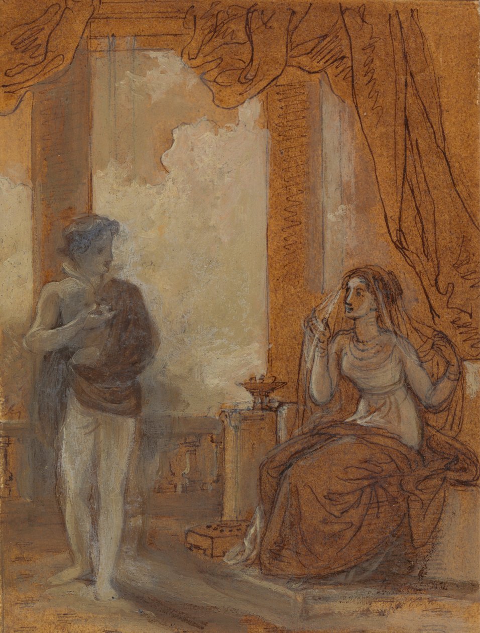 Viola og Olivia af Robert Smirke