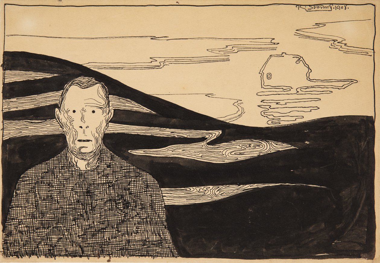 "Aftenlandskab" af Robert Storm Petersen