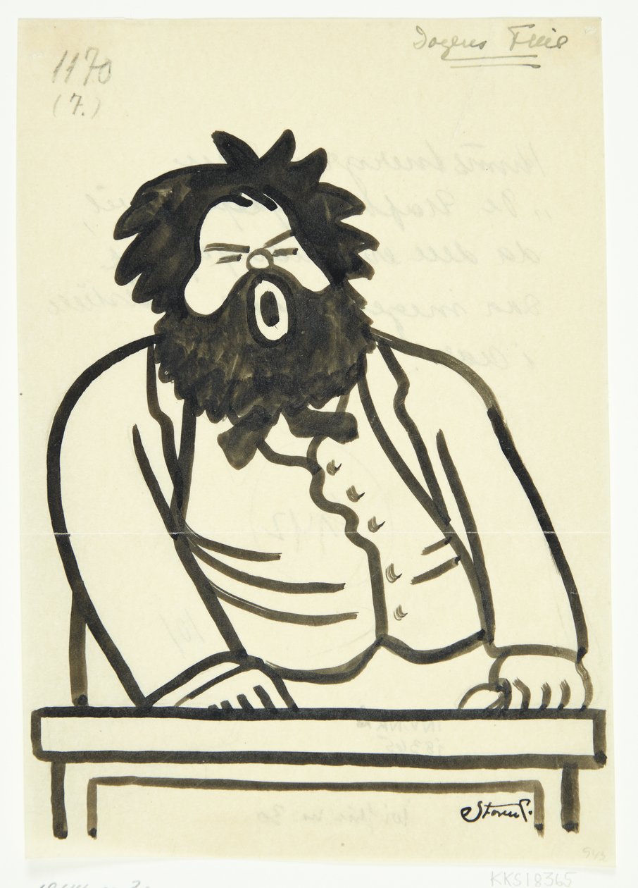 Blad til "Dagens flue" af Robert Storm Petersen