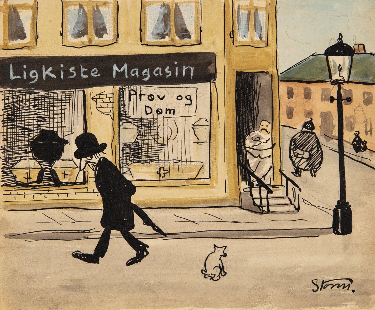 Ligkistemagasin af Robert Storm Petersen