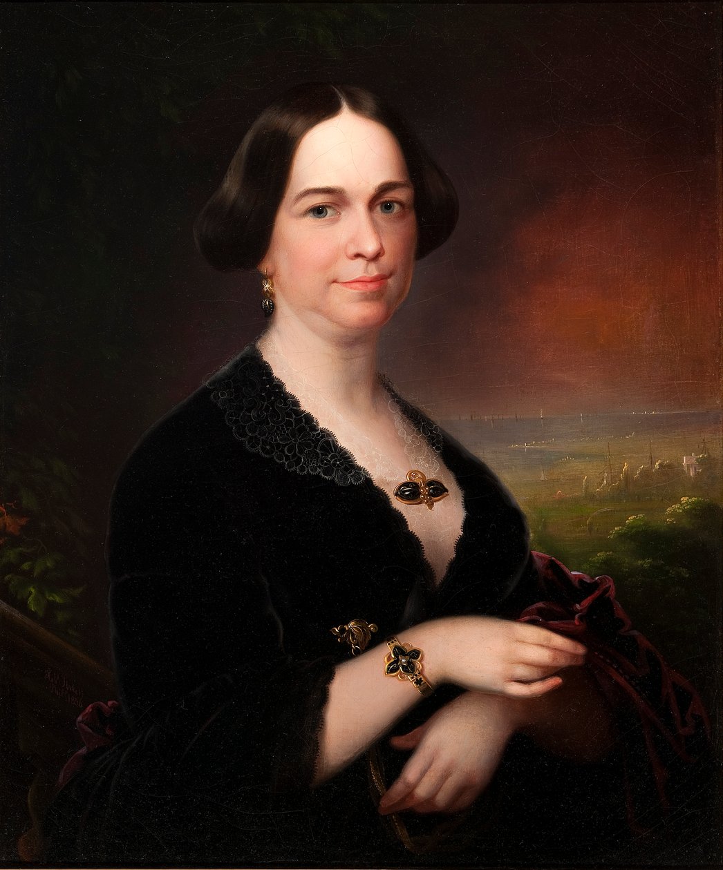Sally Ann Ross Paynter (olie på lærred) af Robert Street