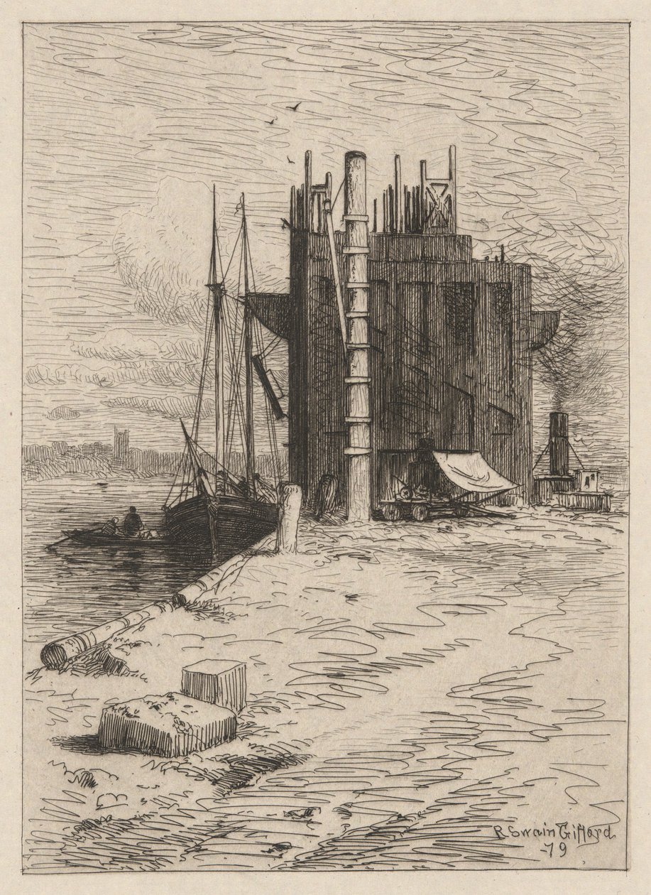 Kullommer hos New Bedford af Robert Swain Gifford