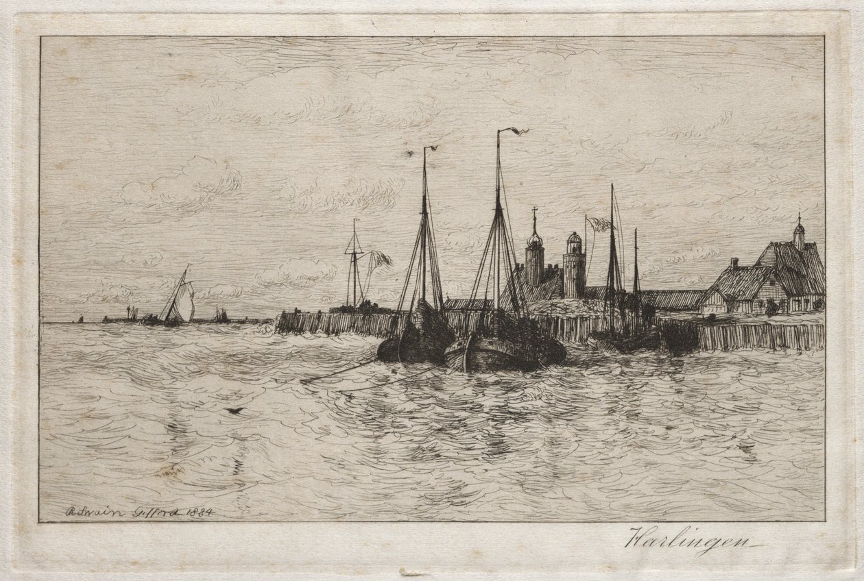 Harlingen, 1884. af Robert Swain Gifford