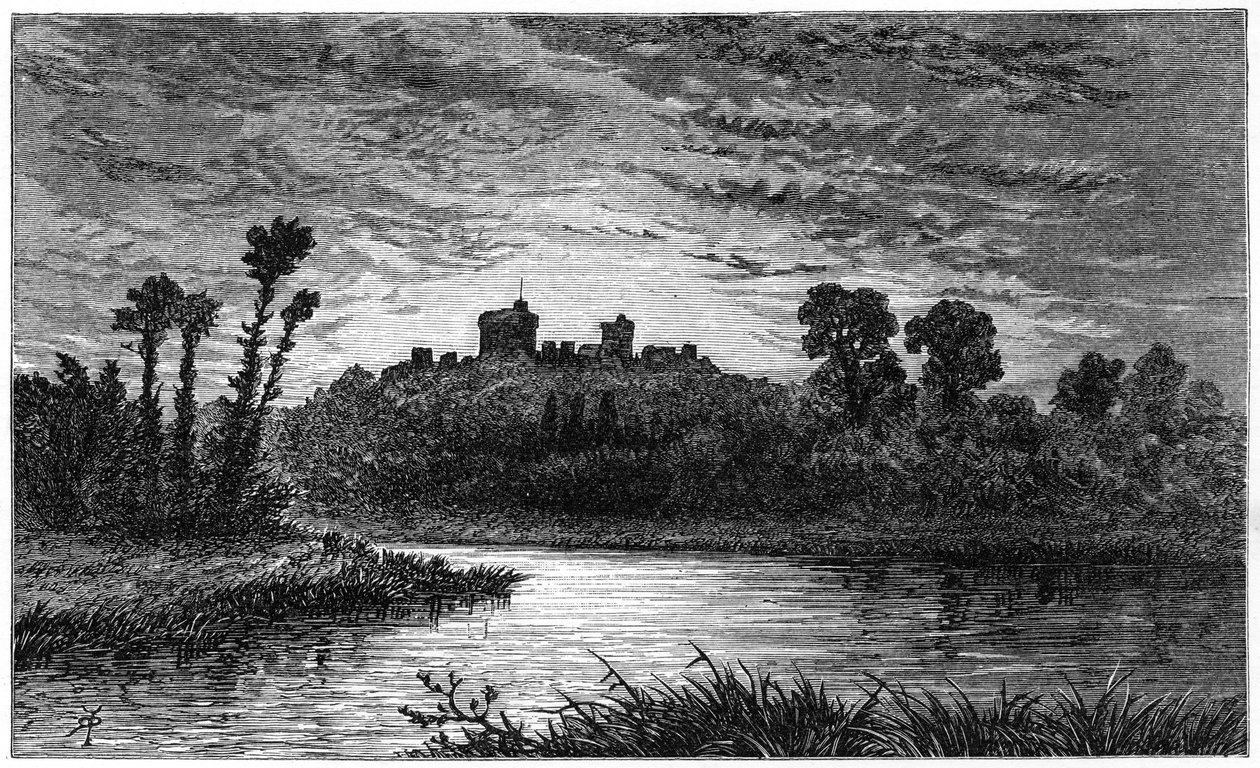 Windsor, fra East Approach, 1880. af Robert Taylor Pritchett
