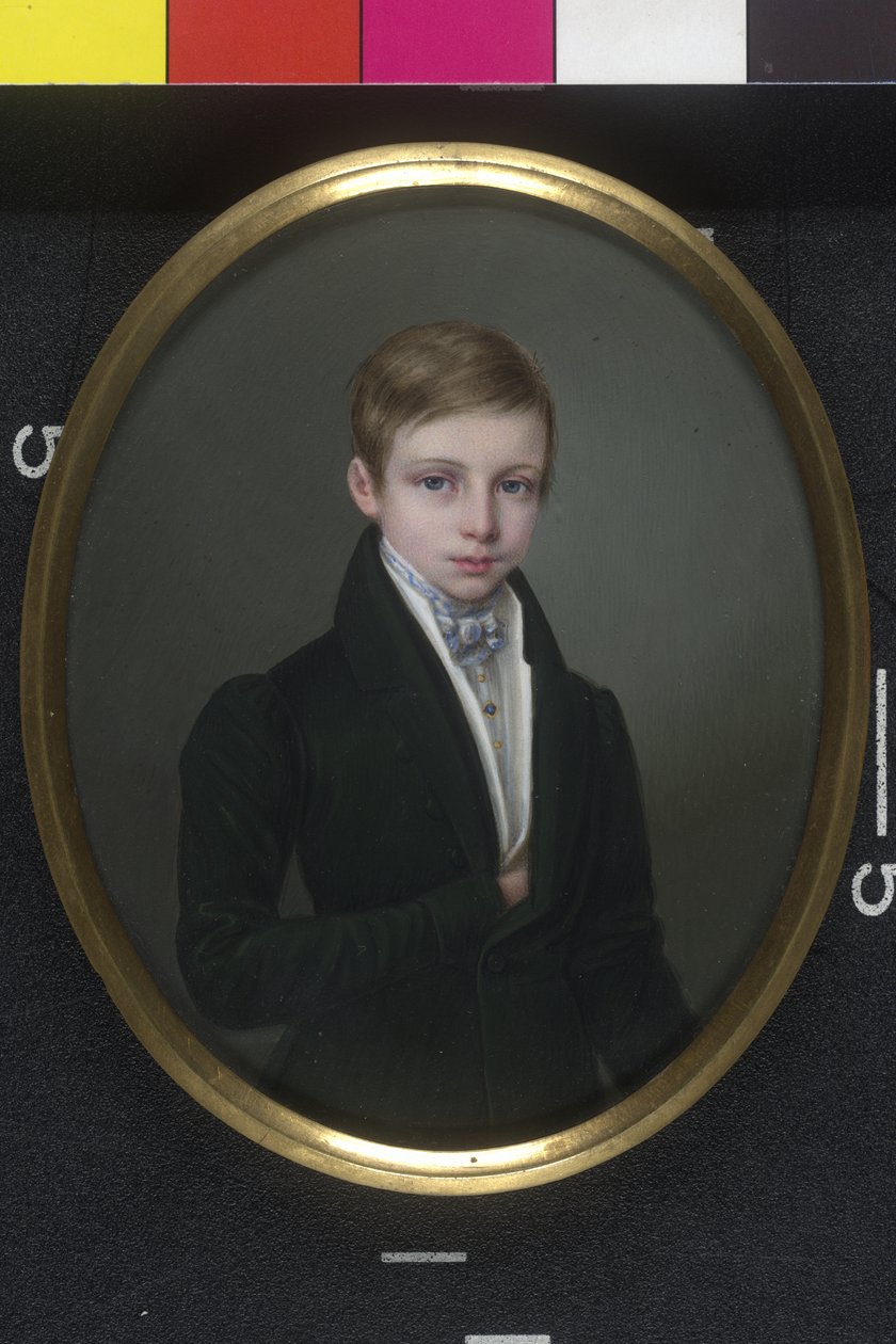 Kejser Franz Joseph I som 12-årig dreng af Robert Theer