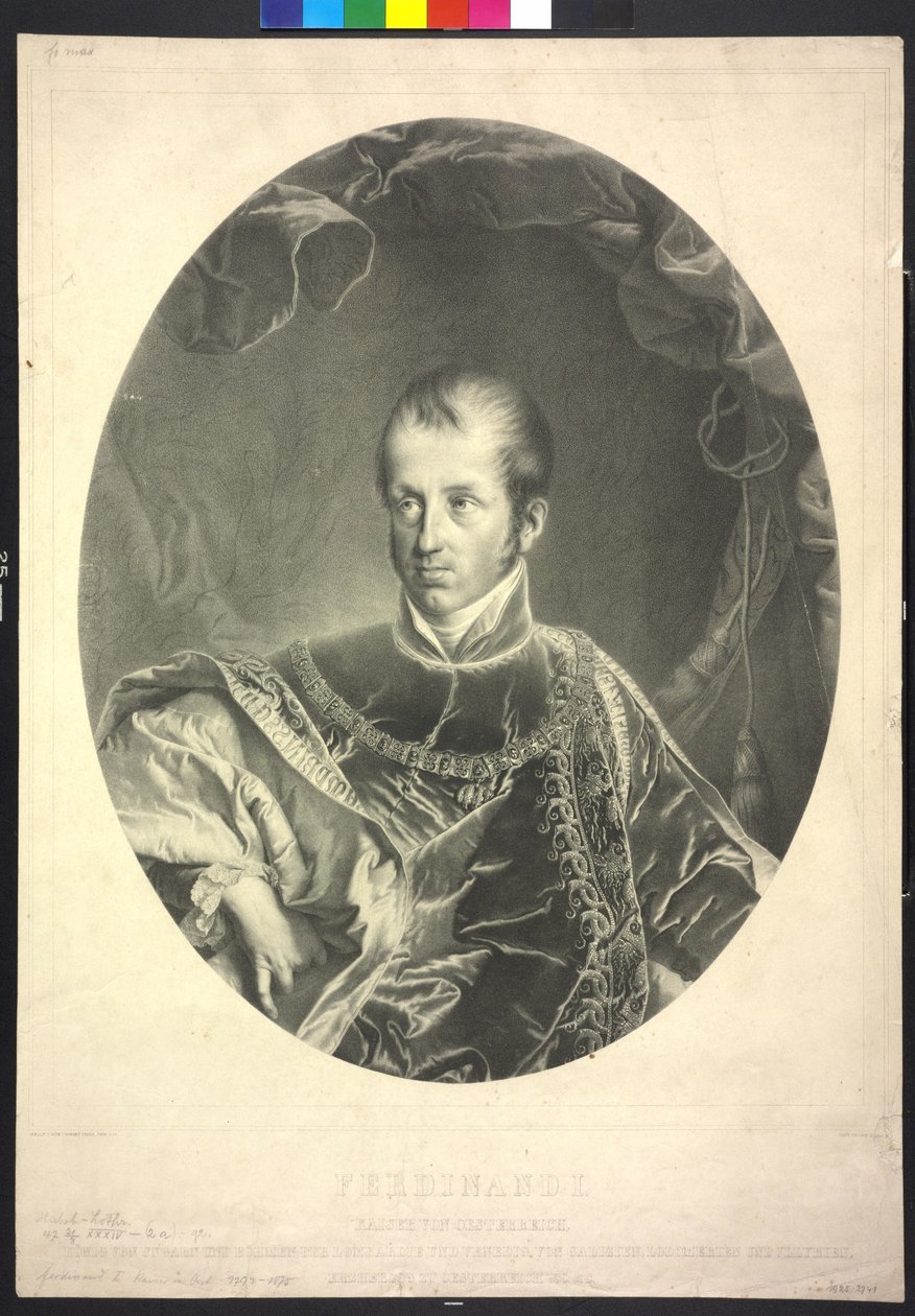 Konge af Ungarn og Bøhmen Ferdinand I Kejser af Østrig af Robert Theer