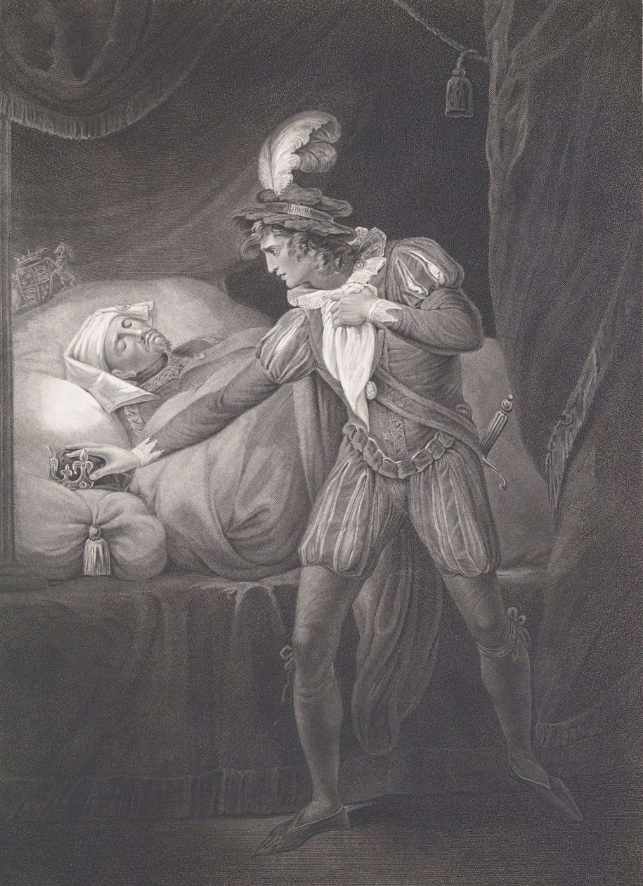 The Palace at Westminster: King Henry and the Prince of Wal..., først udgivet 1795, genudgivet 1852. af Robert Thew