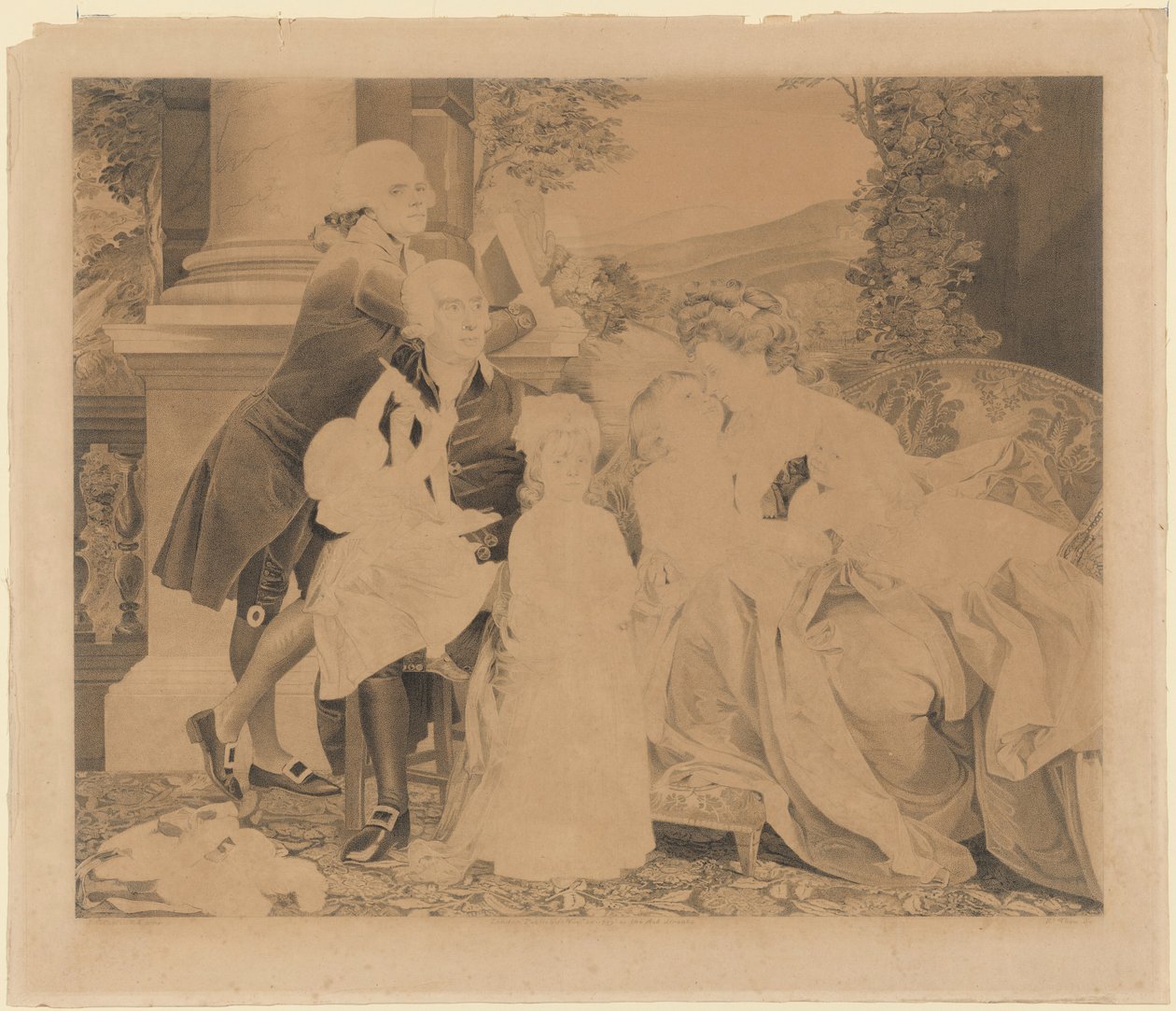 Familien Copley af Robert Thew after John Singleton Copley