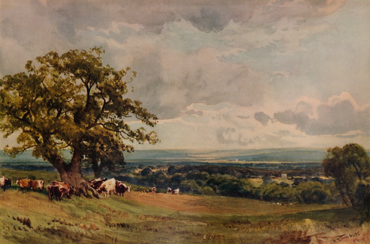 I nærheden af Ashford, Kent, 1907, 1938 af Robert Thorne Waite