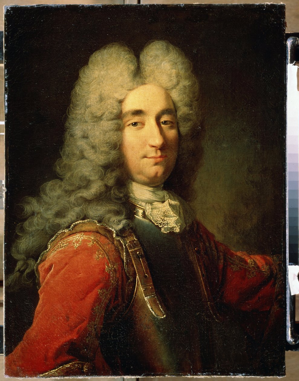 Portræt af en mand (Portræt af en mand). Maleri af Robert Tournieres (1667-1752). Olie på lærred, størrelse: 75 x 55 cm af Robert Tournieres
