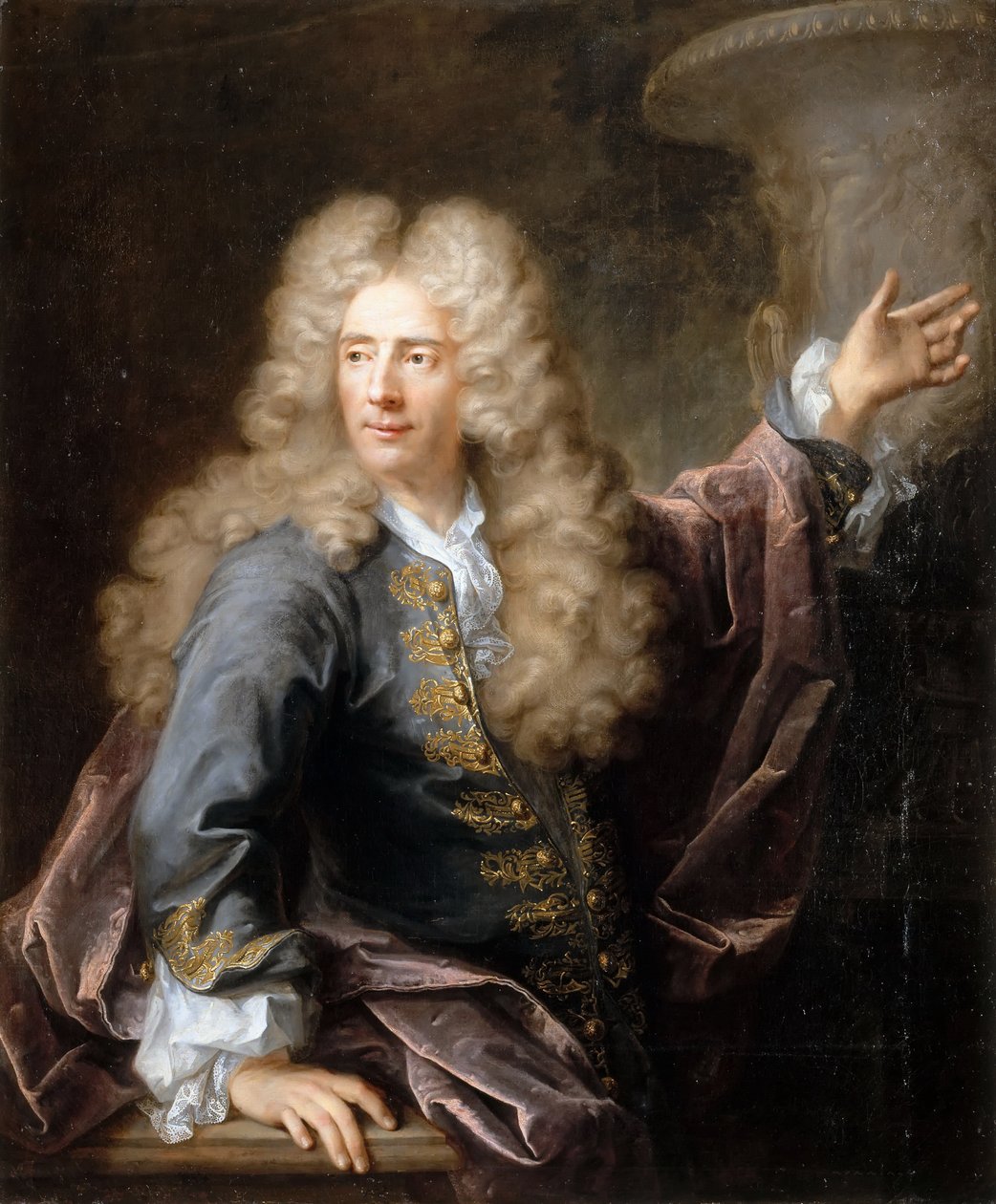 Portræt af billedhuggeren Jean Cornu 1650-1715 af Robert Tournieres