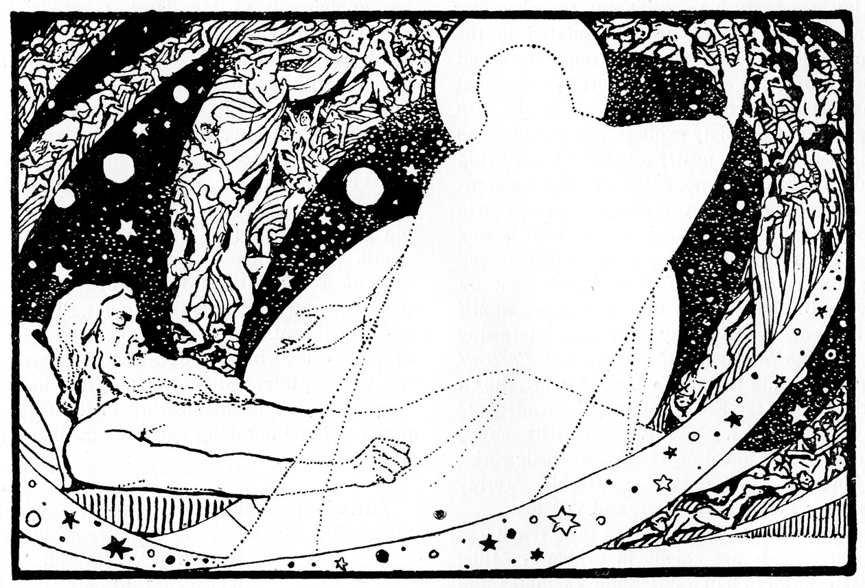 Tegning til Jobs Bog, 1913. af Robert Traill Rose