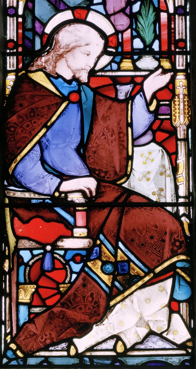 Christ Preaching, ca. 1866 (farvet glas) af Robert Turnill Bayne