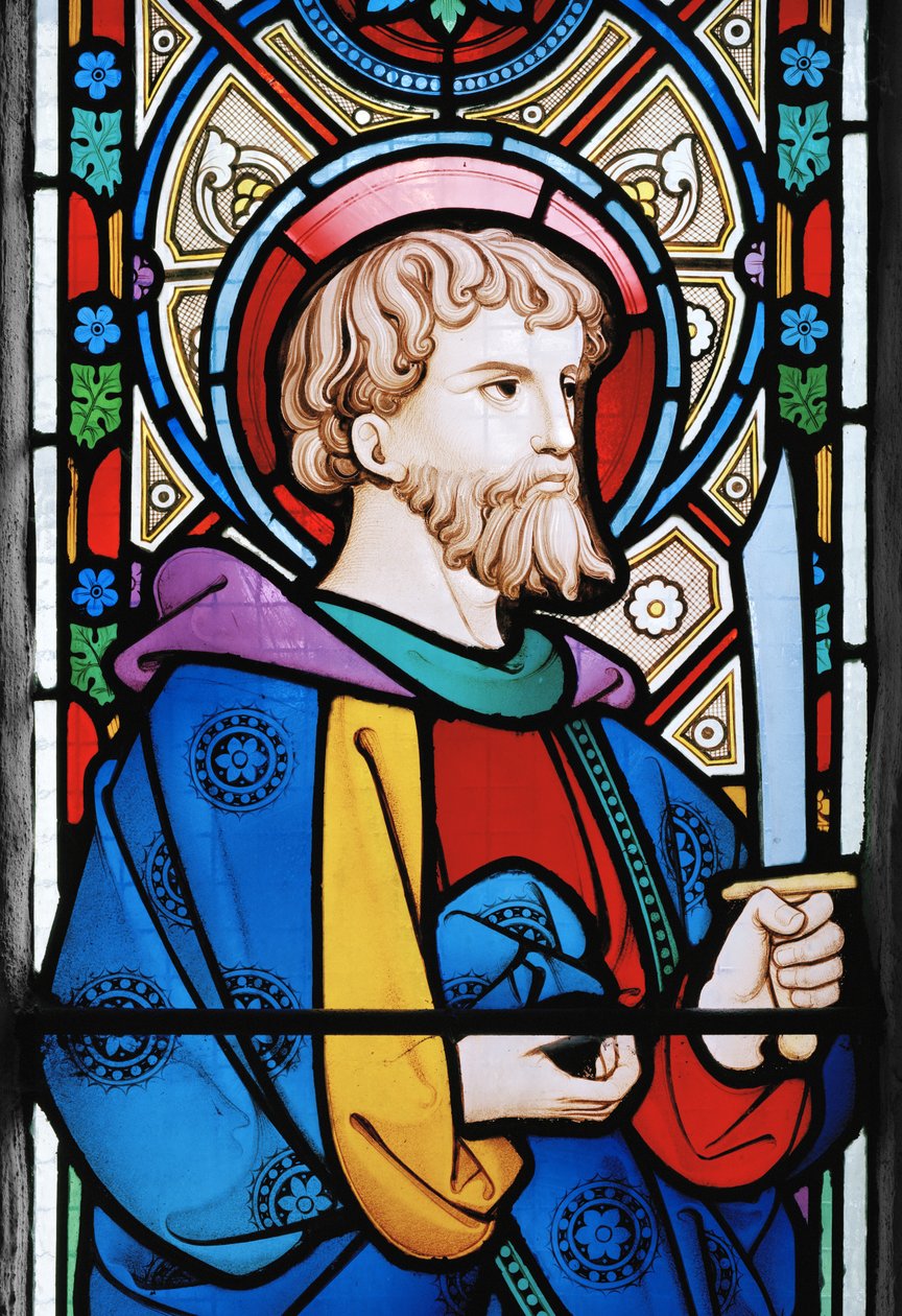 St. Bartholomew, 1862 (farvet glas) af Robert Turnill Bayne