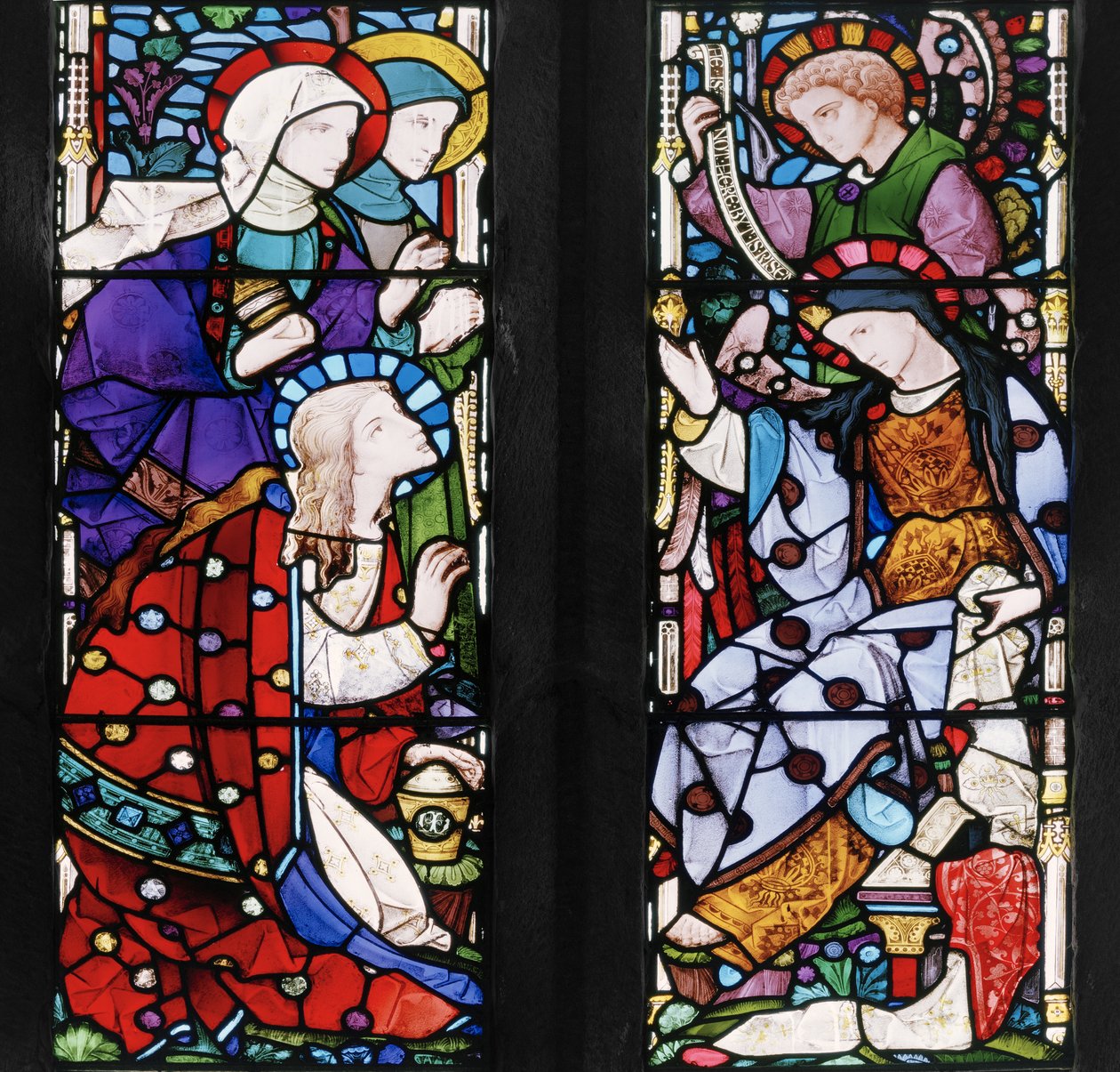 Woman of the Bible, ca. 1866 (farvet glas) af Robert Turnill Bayne