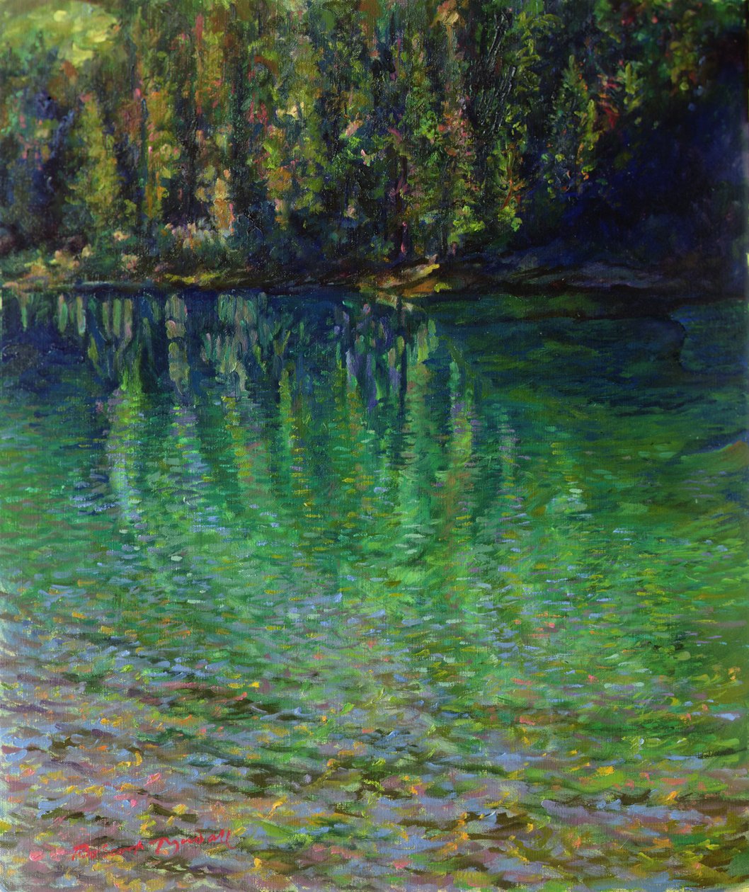 Lac du Poursolet, Haute Alpes, Frankrig af Robert Tyndall