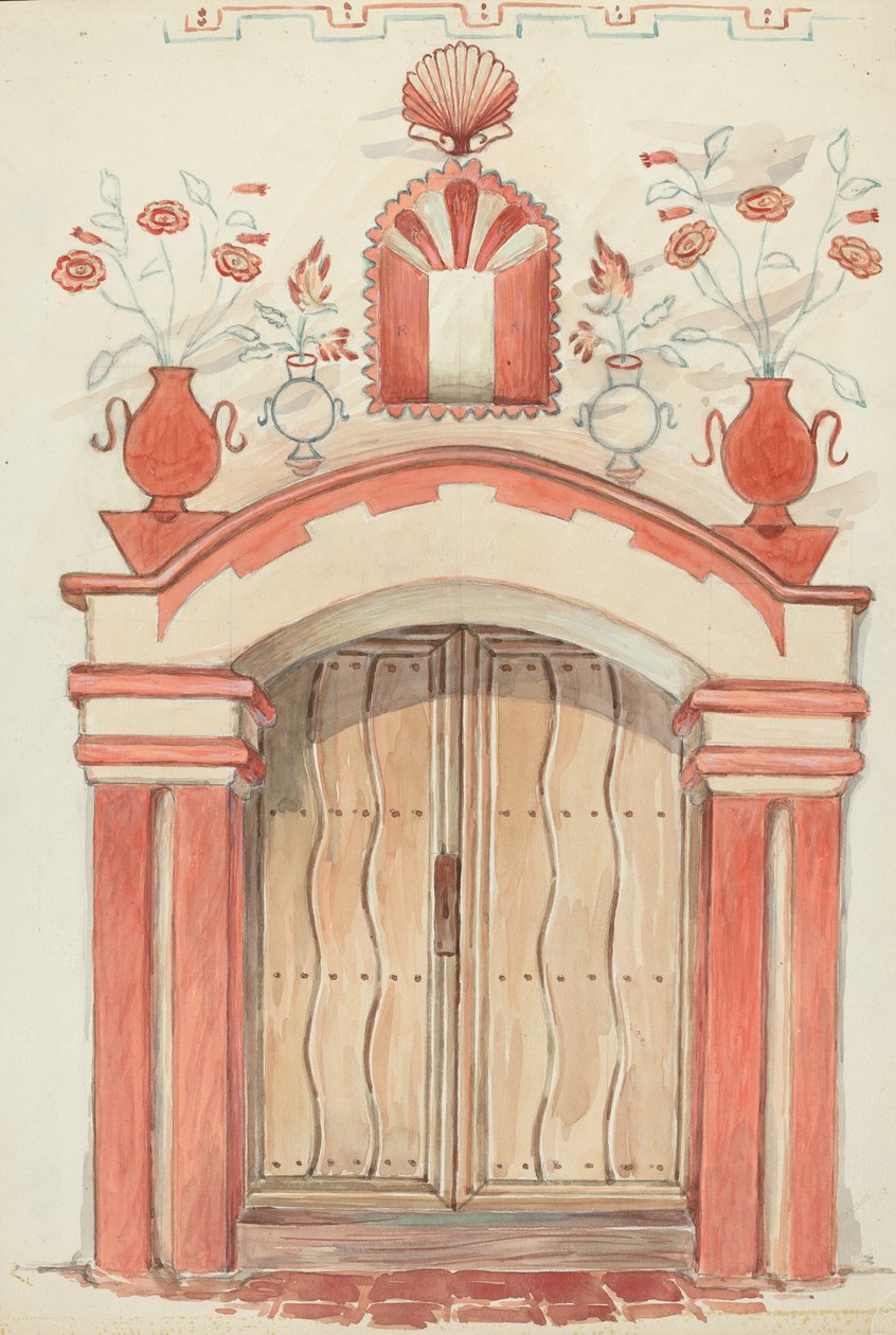 Hoveddøråbning og bue af Robert W.R. Taylor