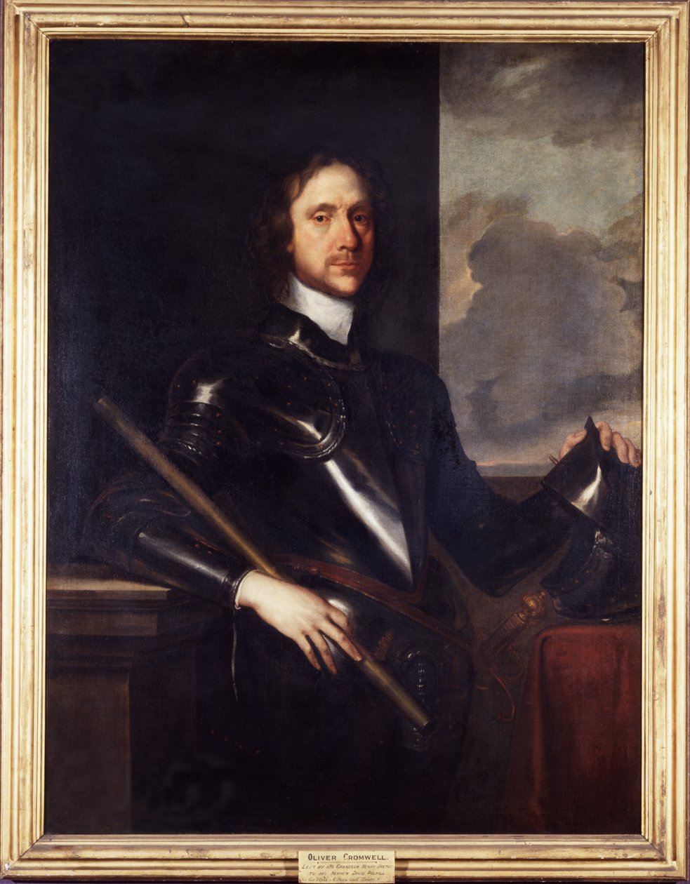 Oliver Cromwell, ca. 1646-49 (olie på lærred) af Robert Walker