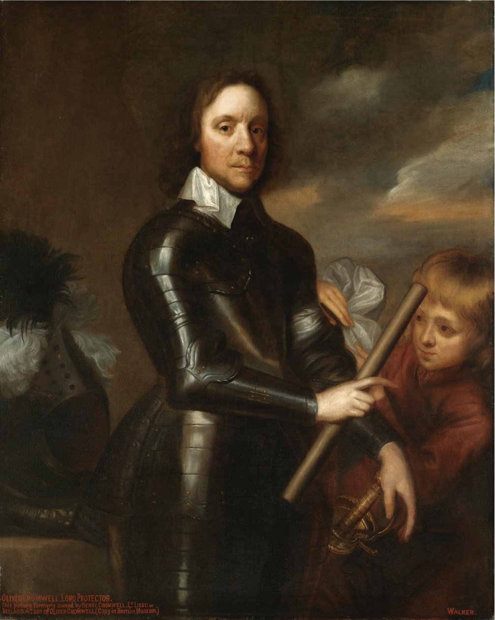Portræt af Oliver Cromwell 1599-1658 af Robert Walker