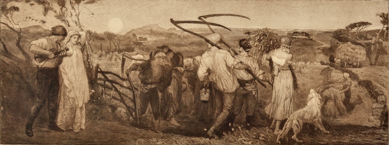 Høstmånen (ætsning) af Robert Walker Macbeth
