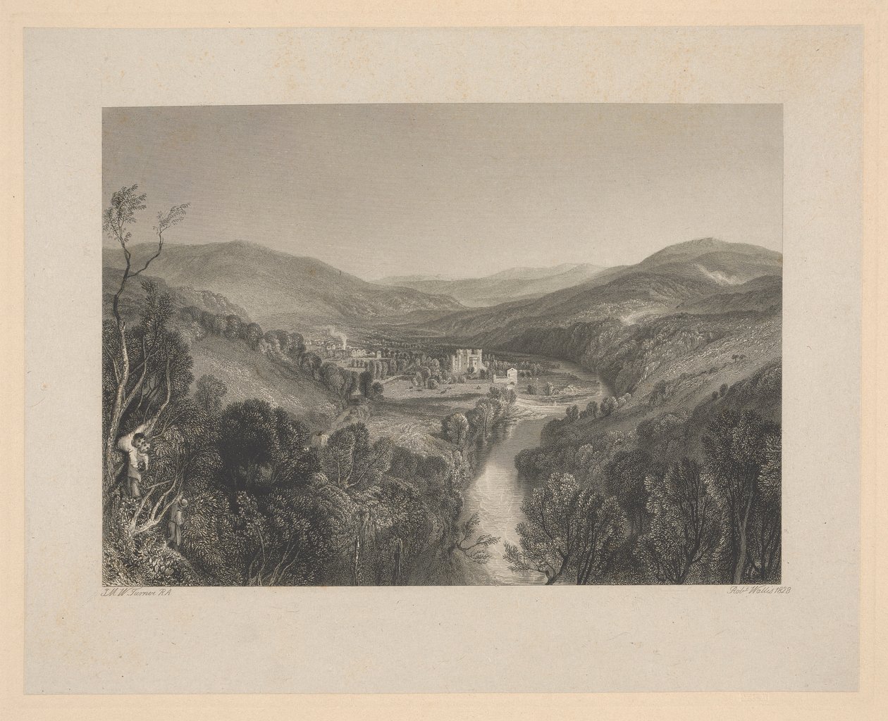 Buckfastleigh Abbey, Devonshire af Robert Wallis