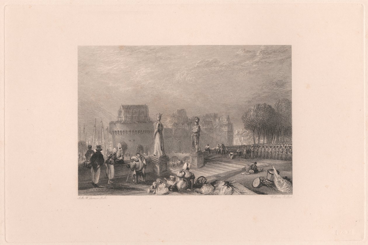 Chateau de Nantes af Robert Wallis