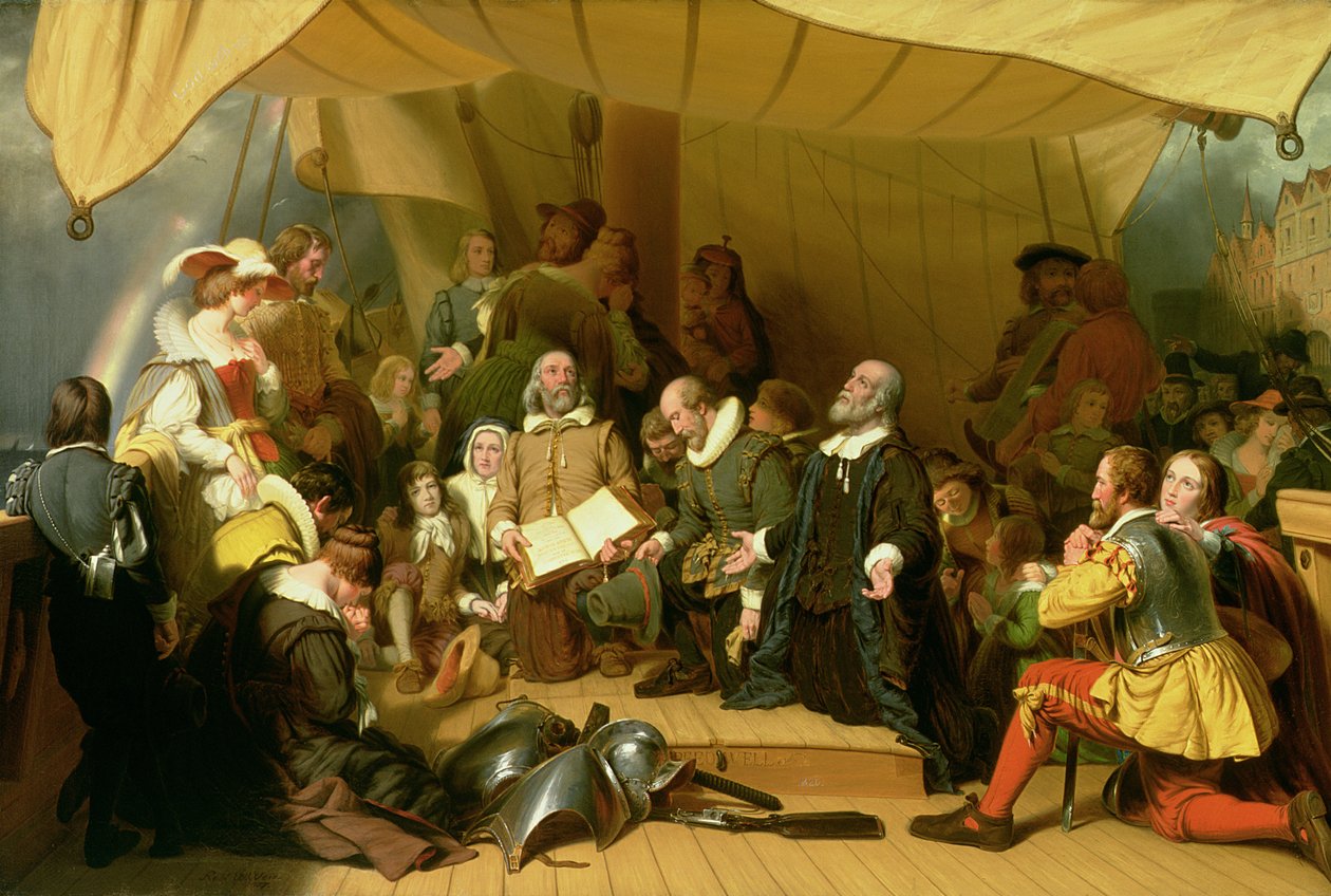 Pilgrimmenes indskibning af Robert Walter Weir