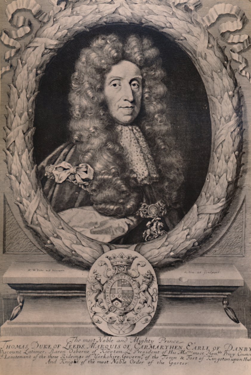 Thomas Osborne, 1. hertug af Leeds, engelsk statsmand, c1694 1894 af Robert White