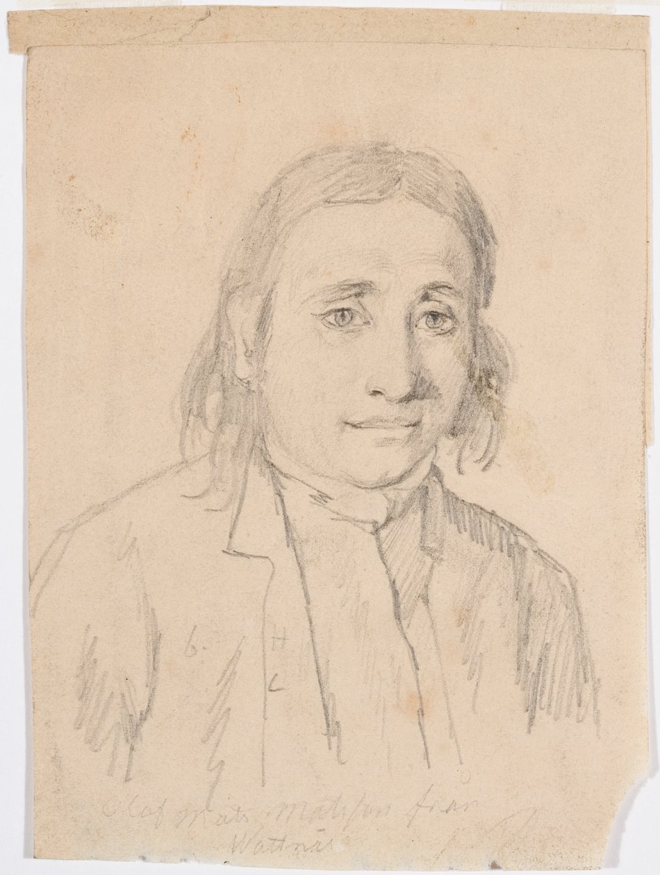 Mandlig buste af Robert Wilhelm Ekman