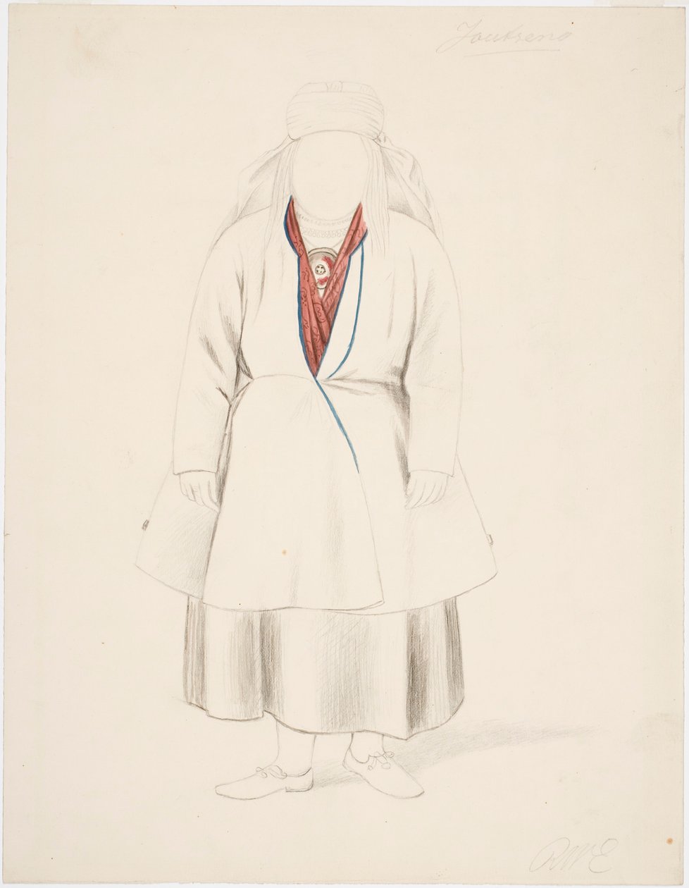 Stående bondekone fra Joutseno af Robert Wilhelm Ekman