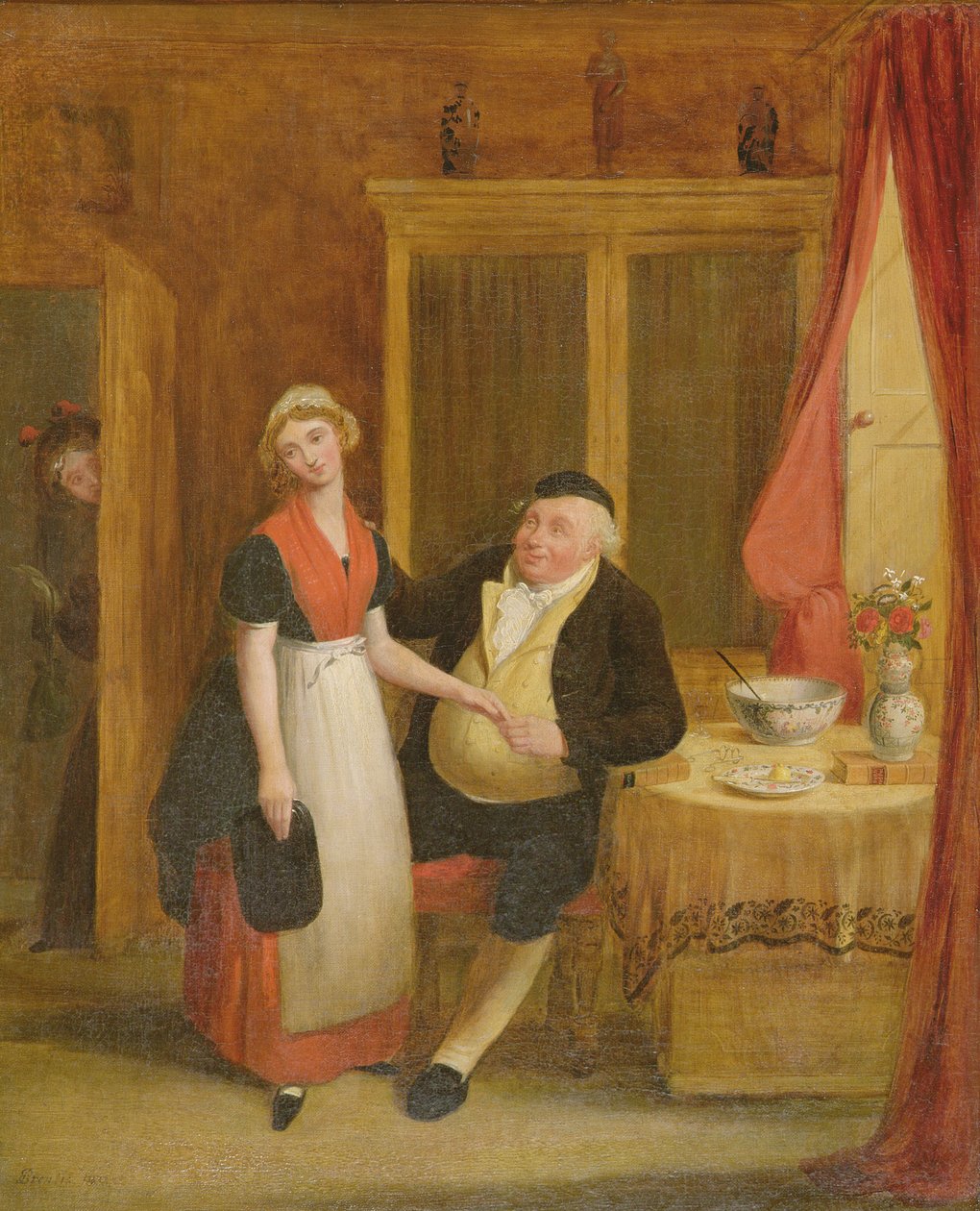 Unwelcome Attentions, 1839 af Robert William Buss