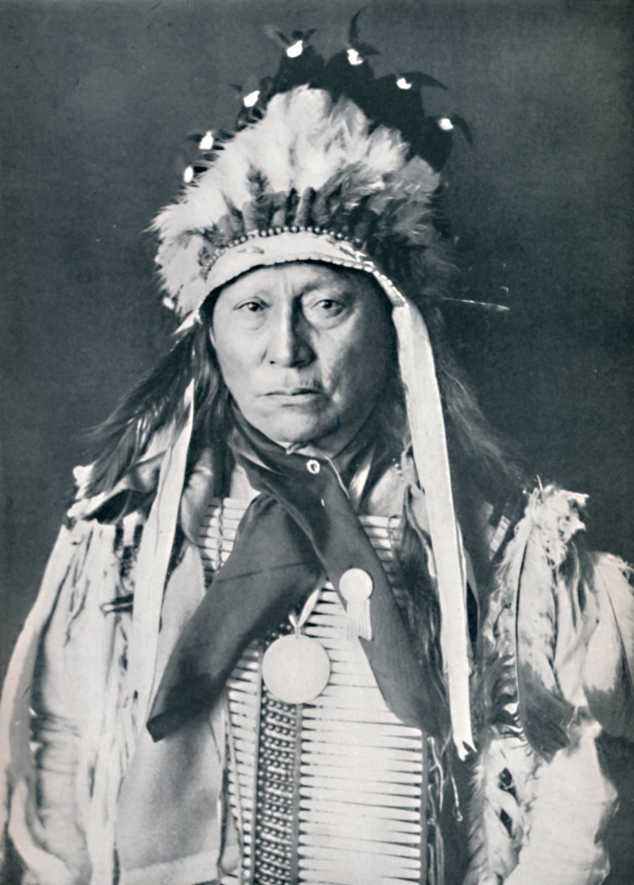 En sioux-høvding i sin krigsmaling, 1912 af Robert Wilson Shufeldt
