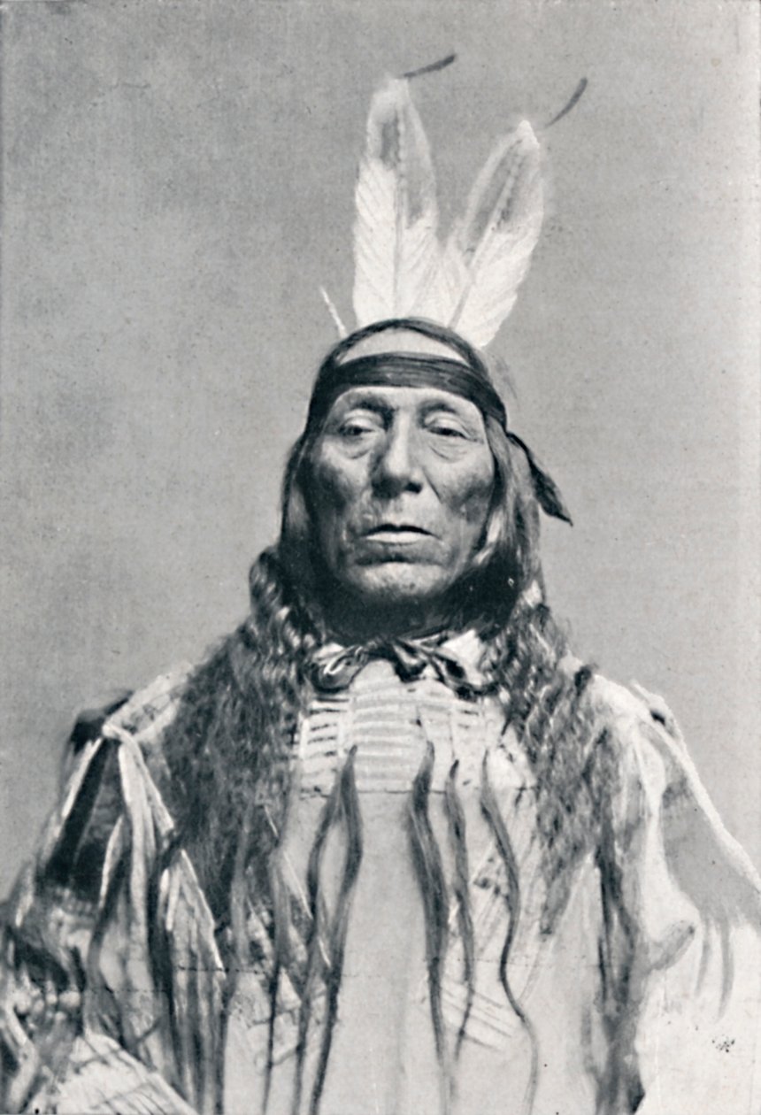 Helt ansigt af en Sioux-indianer, 1912 af Robert Wilson Shufeldt