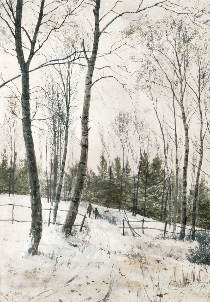 To figurer i en vinterskov af Robert Winchester Fraser