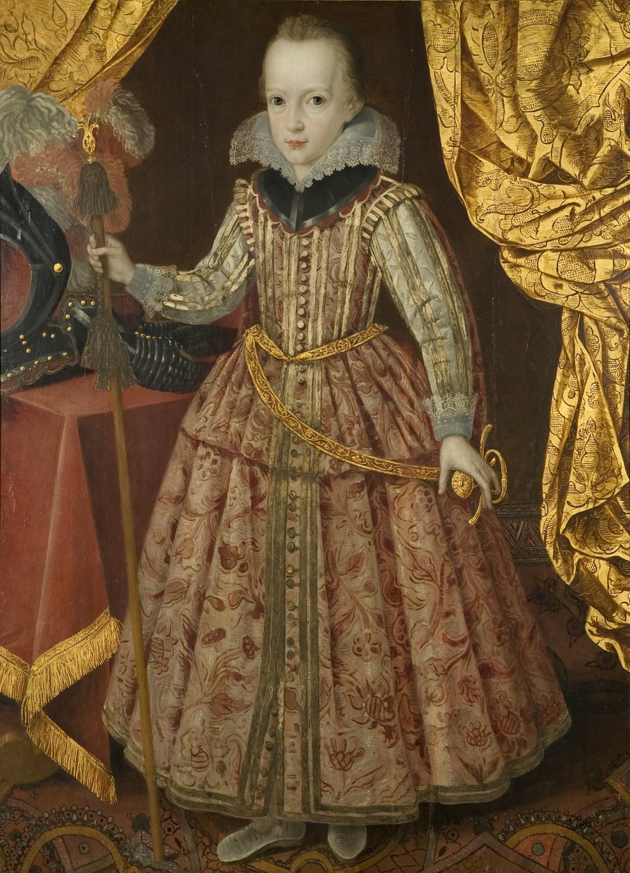 Charles I (1600-49), da hertugen af York, ca. 1605 (olie på lærred) af Robert the Elder Peake