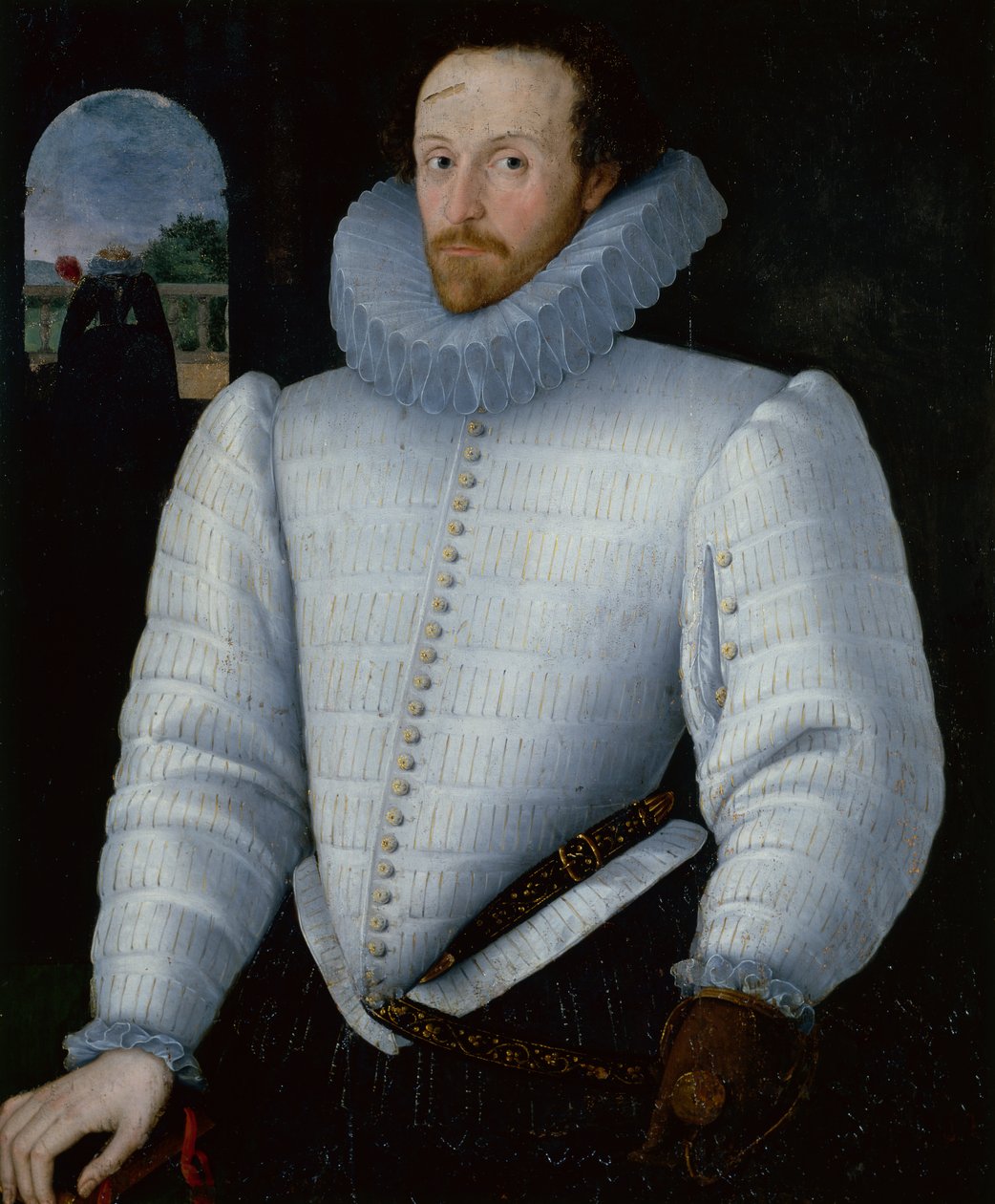 Portræt af Sir Walter Raleigh (olie) af Robert the Elder Peake