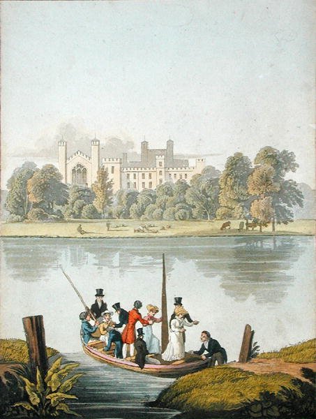 Eton College og Færge over Themsen, fra 